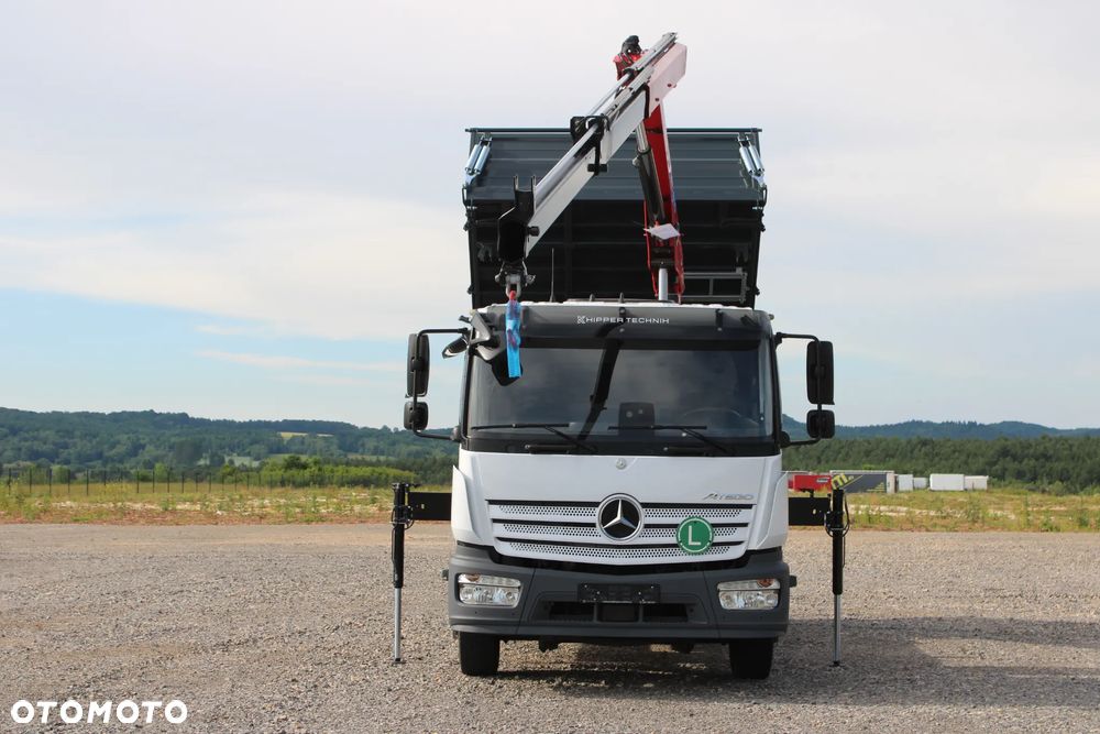 Mercedes-Benz Atego 1524 Nowy 3-stronny Wywrot Kiper Wywrotka Nowy żuraw HDS HMF 810 K2 Fassi Palfinger Hiab DN HC TGL TGM Midlum Eurocargo LF FL - 9