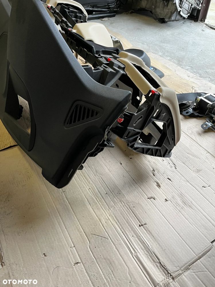 BMW X5 F15 DESKA ROZDZIELCZA KOKPIT KONSOLA AIRBAG NAPINACZE HUD ORYGINAŁ KOMPLET - 5