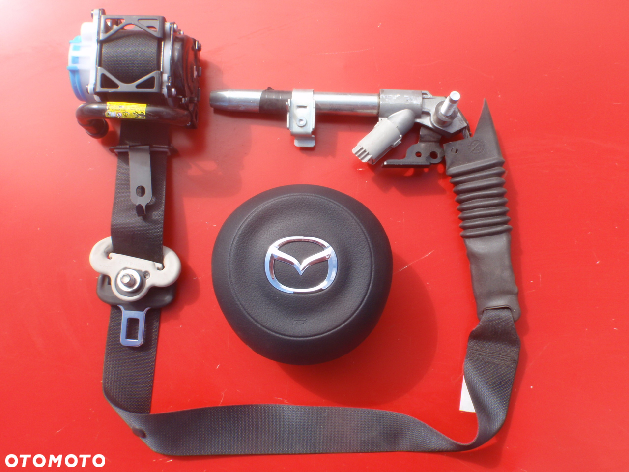 MAZDA 2 II DJ 3 BM CX3 CX5 PAS PASY BEZPIECZENSTWA PRZEDNIE PRZOD LEWY PRAWY TYLNE TYŁ TYLNIE ORYGINALNY NEW NEU NEV - 4