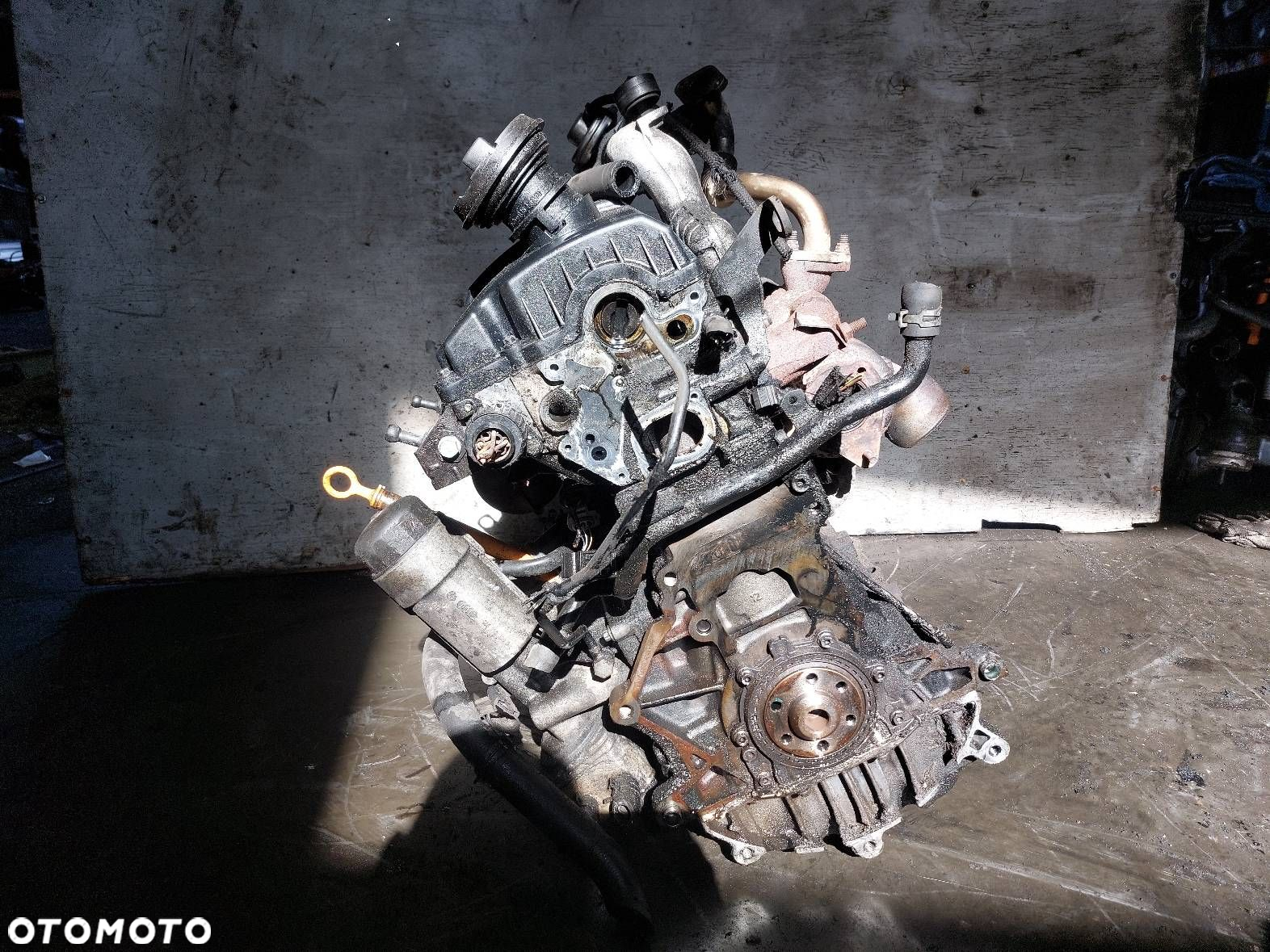 SILNIK DIESEL + UKŁAD WTRYSKOWY TURBINA GOLF IV 1.9 TDI AJM 038253019A - 6