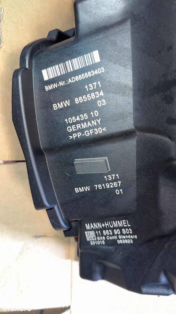 FILTR POWIETRZA OBUDOWA 8655834 BMW F39 F48 - 5