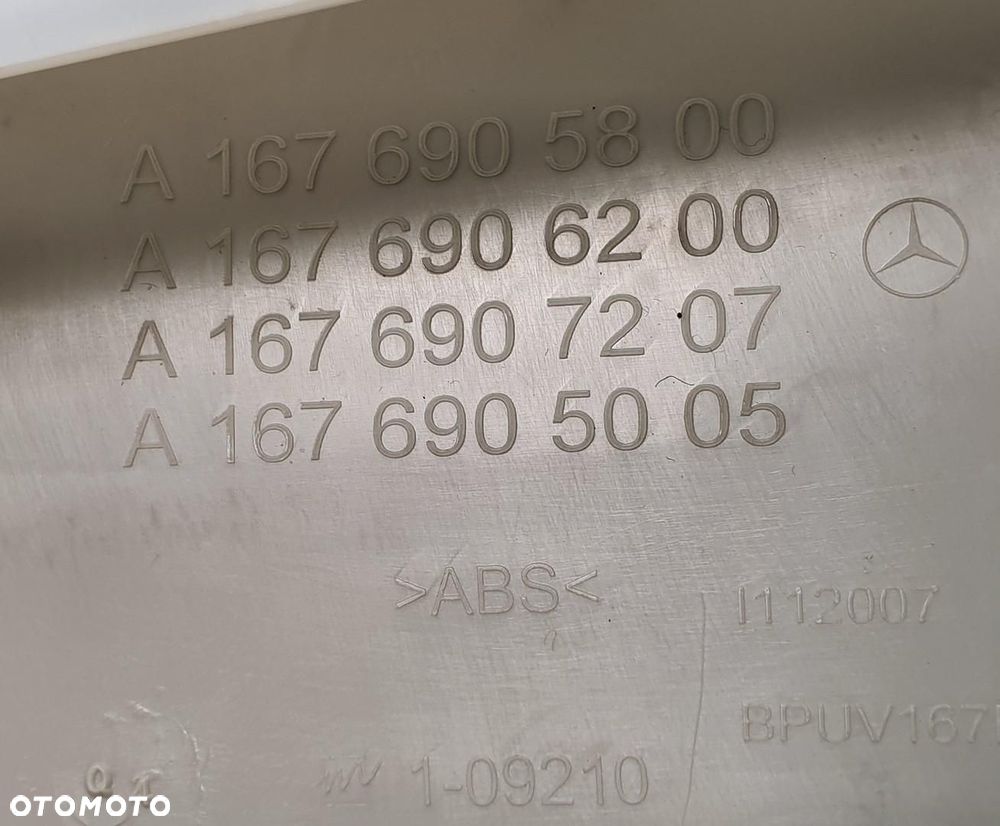 PLASTIK OSŁONA SŁUPKA B PRAWA MERCEDES GLE W167 A1676905800 - 5