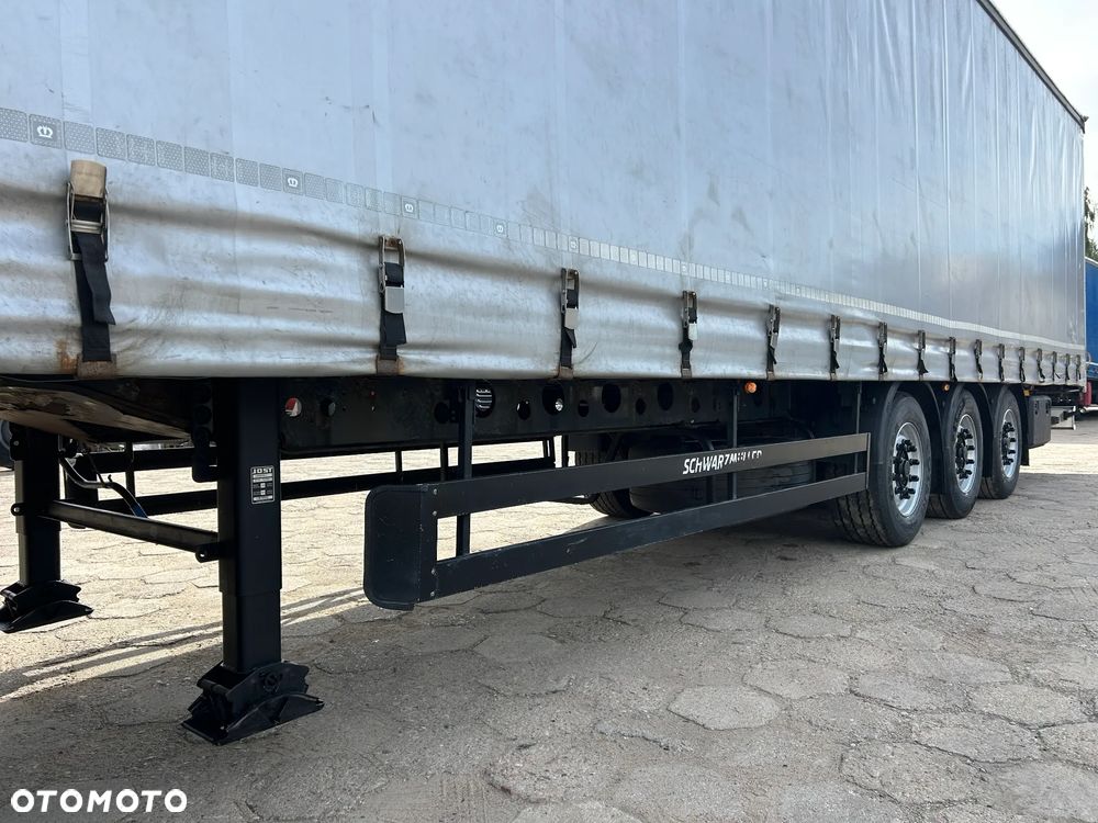 Schmitz Cargobull SCHWARZMULLER / PODNOSZONY DACH 385/55 R 22.5 OPONY / BARDZO LEKKA WAGA 5960 KG / 2016 ROK !! - 9