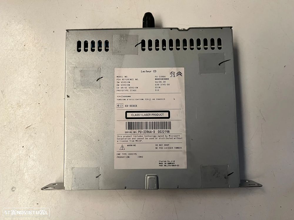 Peugeot 308 II DISPLAY RADIO MÓDULO - R158 - 8