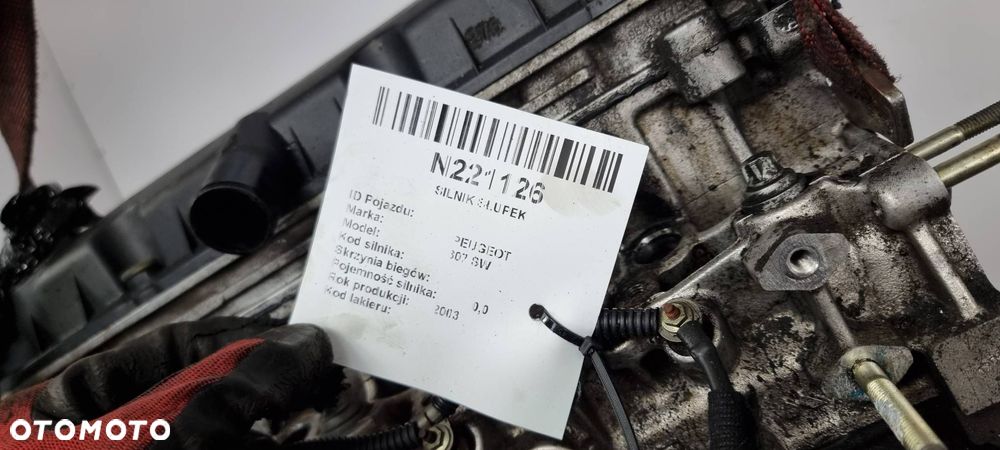 SILNIK SŁUPEK PEUGEOT 307 SW DW10ATED 2.0 HDI - 2