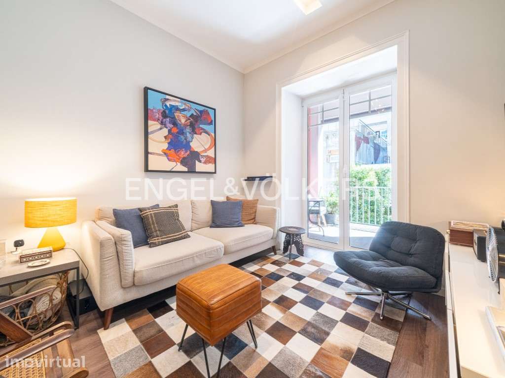 Apartamento T2 com jardim privado em Estefânia - Grande imagem: 3/29