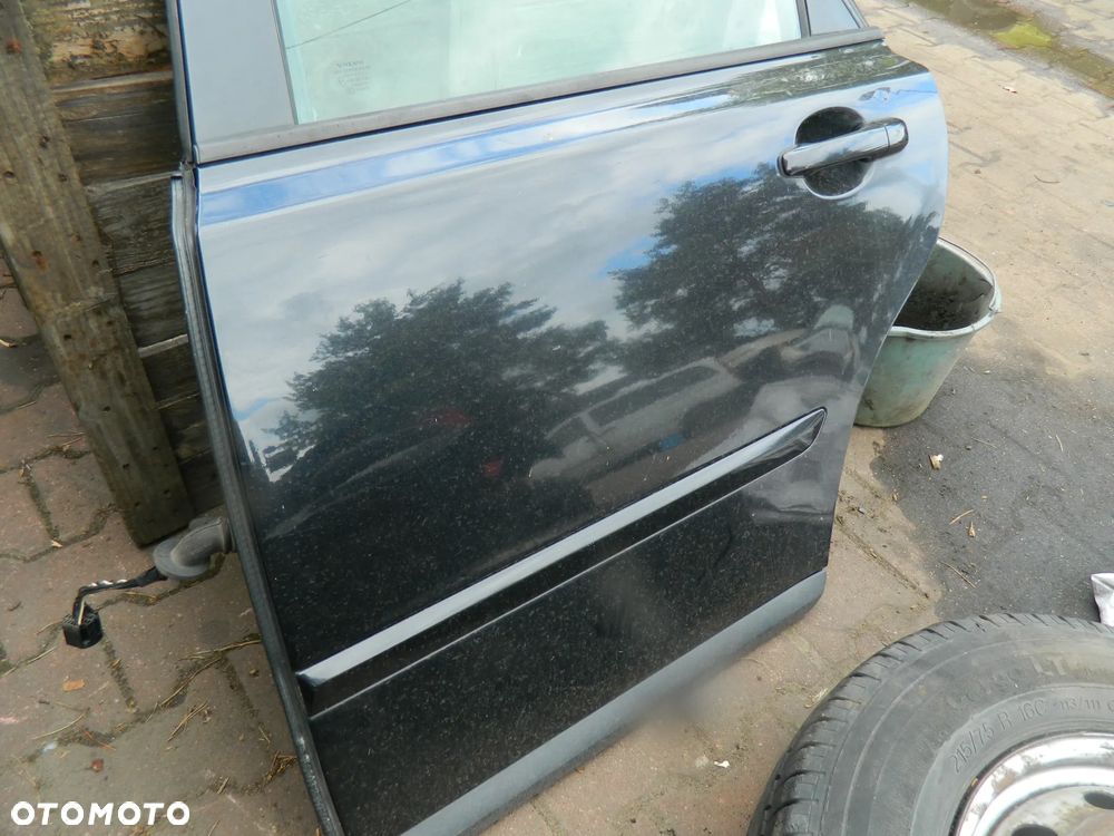 Volvo S40 07 Drzwi Lewe Tył Tylne Czarne Kompletne - 2
