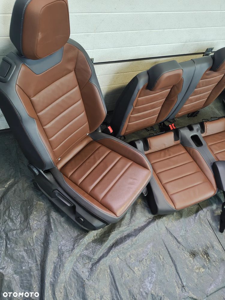 VW T-ROC cabrio komplet foteli fotele grzane super stan skóra mały przebieg 21 tys km - 2