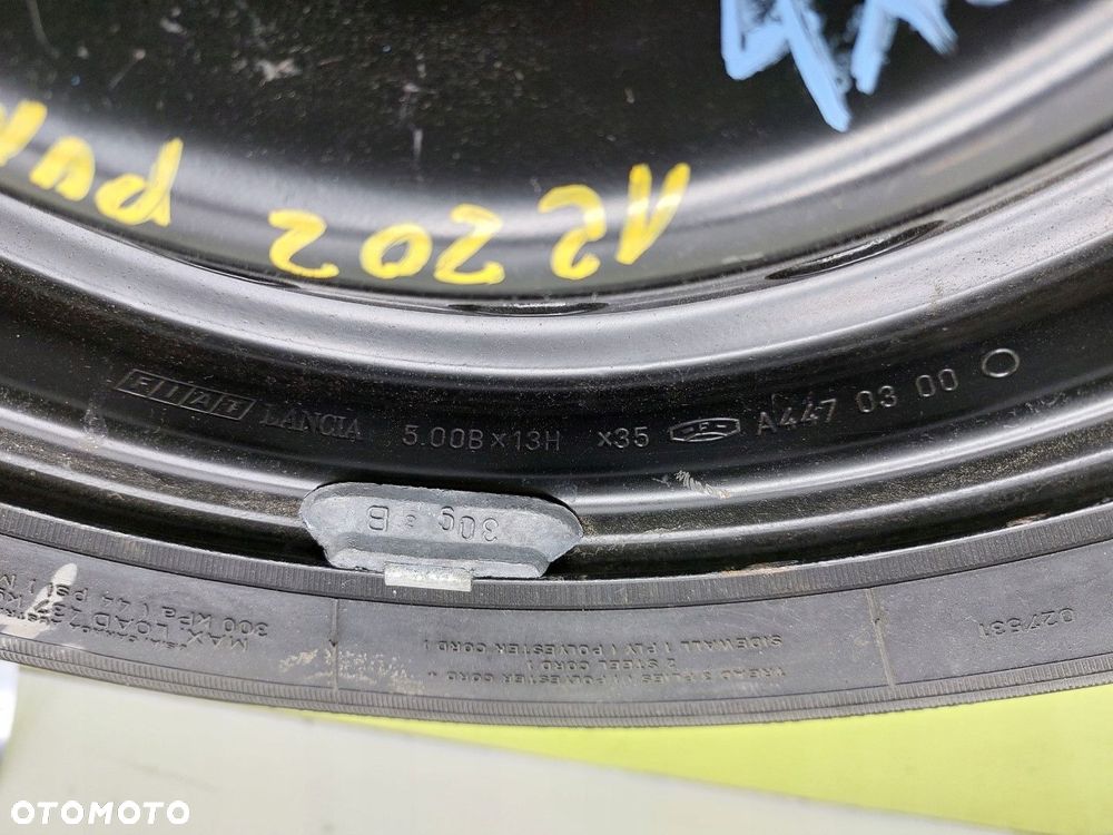 Koło zapasowe normalne Fiat Punto - 4