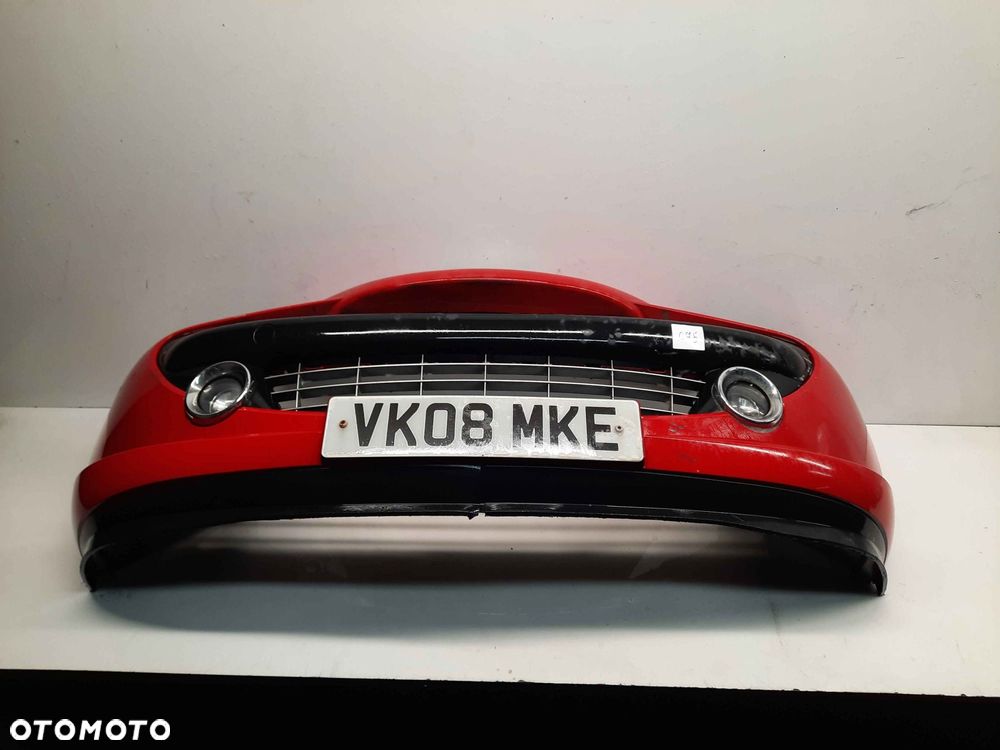 ^ ZDERZAK PRZÓD PRZEDNI DO PEUGEOT 207 URBAN MOVE KKN CZERWONY HALOGENY - 1