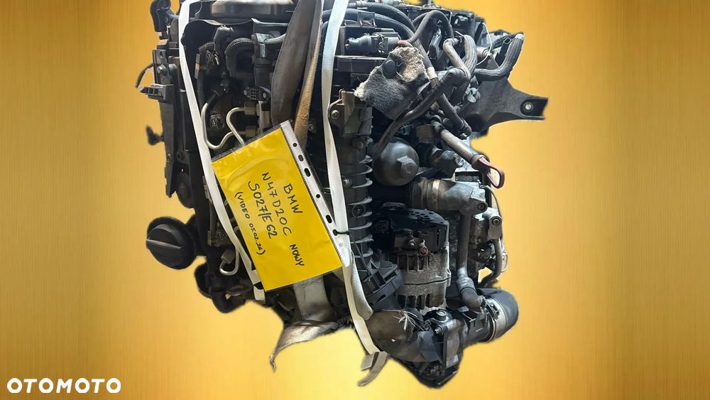 Bmw N47D20C NOWY 2.0 diesel silnik kompletny z pełnym osprzętem gotowy do montażu VIDEO PRACY SILNIKA - WHATSAPP LUB LINK W OPISIE - 4