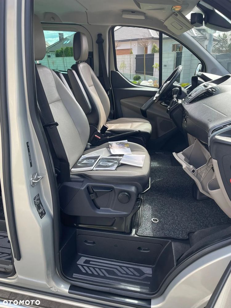 Ford TRANSIT CUSTOM Klima Navi Kamera Grzane Fotele 2xDrzwi Boczne Skóry Dubel Kabina Tempomat 2xPdc Rury - 19