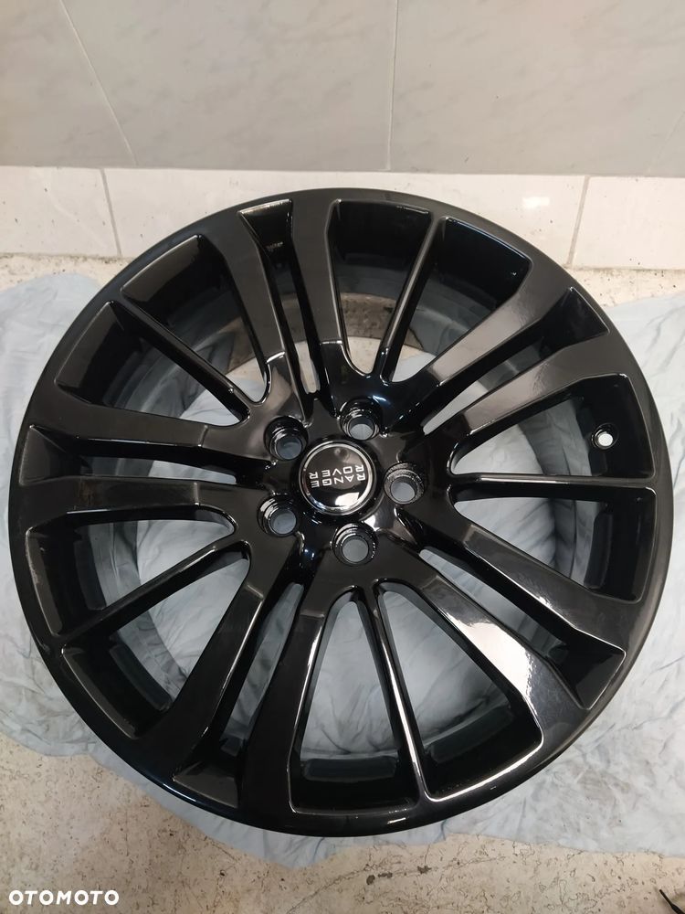 RANGE ROVER VOGUE L322 L405 SPORT L494 9,5X20 ORYGINALNE FELGI ALUMINIOWE R20 ET53 5x120 DEKIELKI LAND ROVER CZARNE ORYGINAŁ - 7