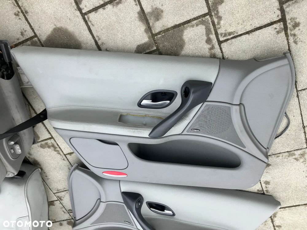 FOTELE SKÓRA REANULT LAGUNA II ELEKTRYKA KANAPA PODGRZEWANE  BOCZKI SZARA SKÓRA ROLETY - 13