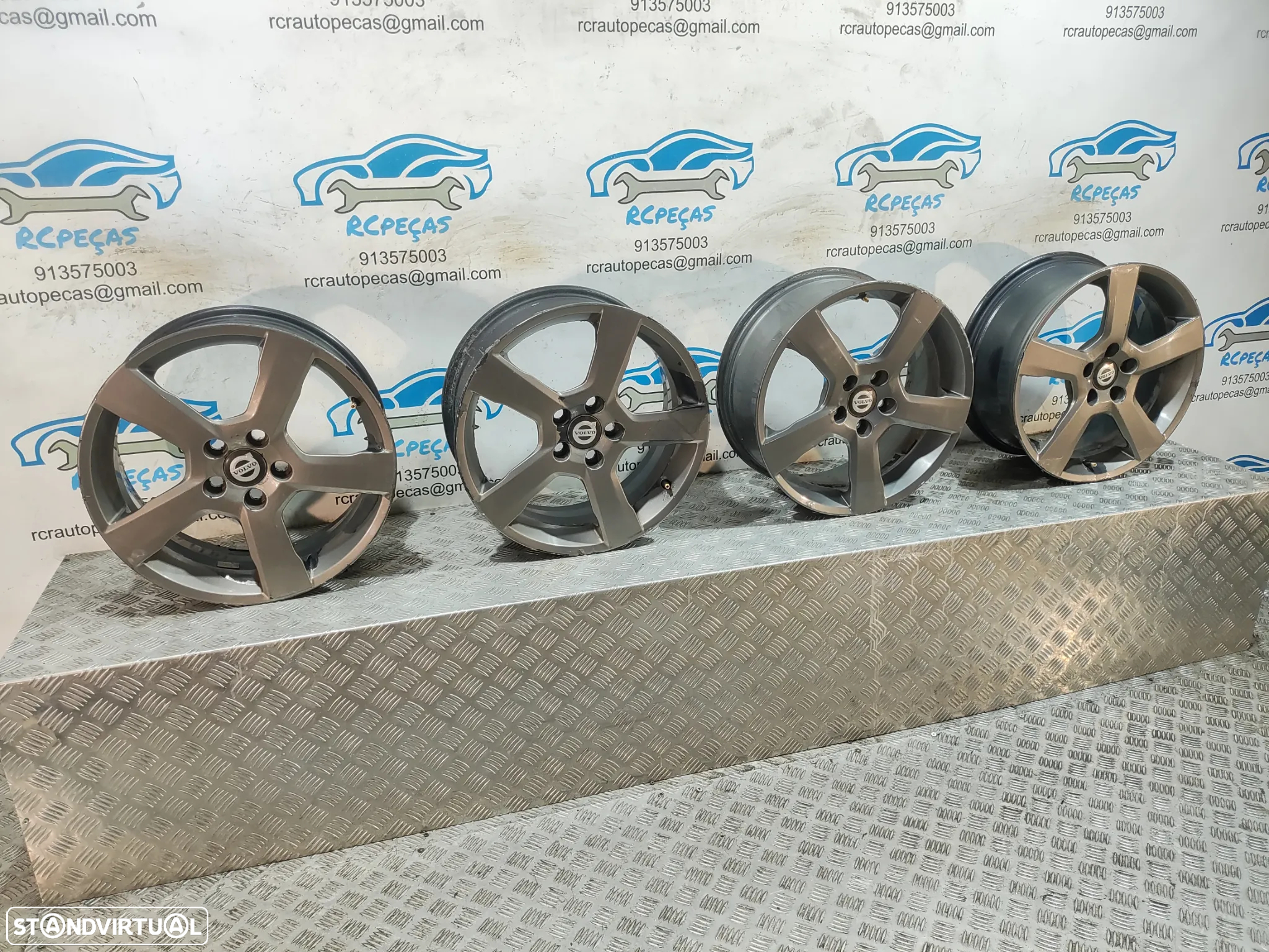 Conjunto Jantes 17 Originais Volvo C30 7J ET52,5 5x108 - 9