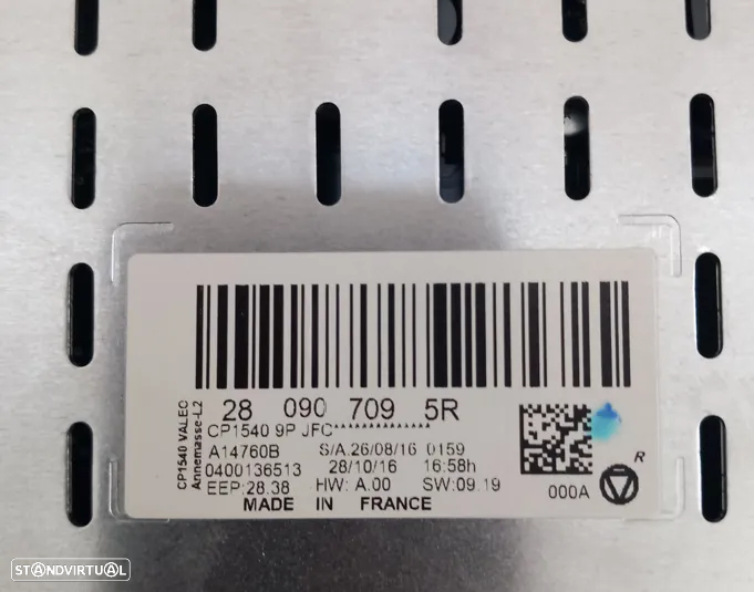 Display Navegação GPS Renault Espace V 2016 Ref: 28097095R - 4
