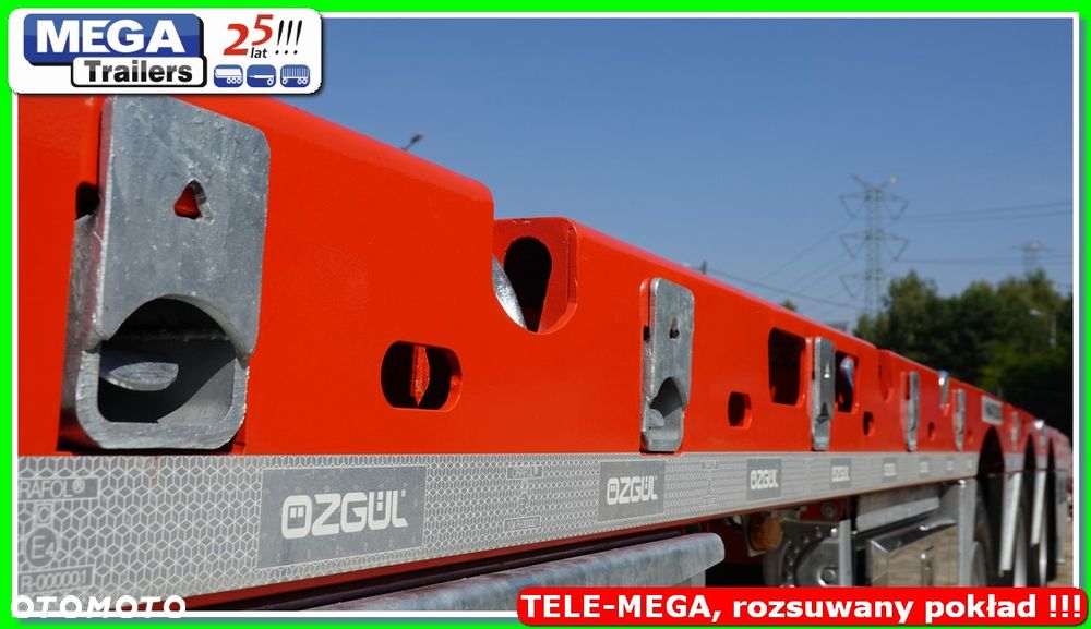 Inny 21,5 m dł. naczepa teleskopowa Full ADR EX3, UNIWERSALNA !!! - 36