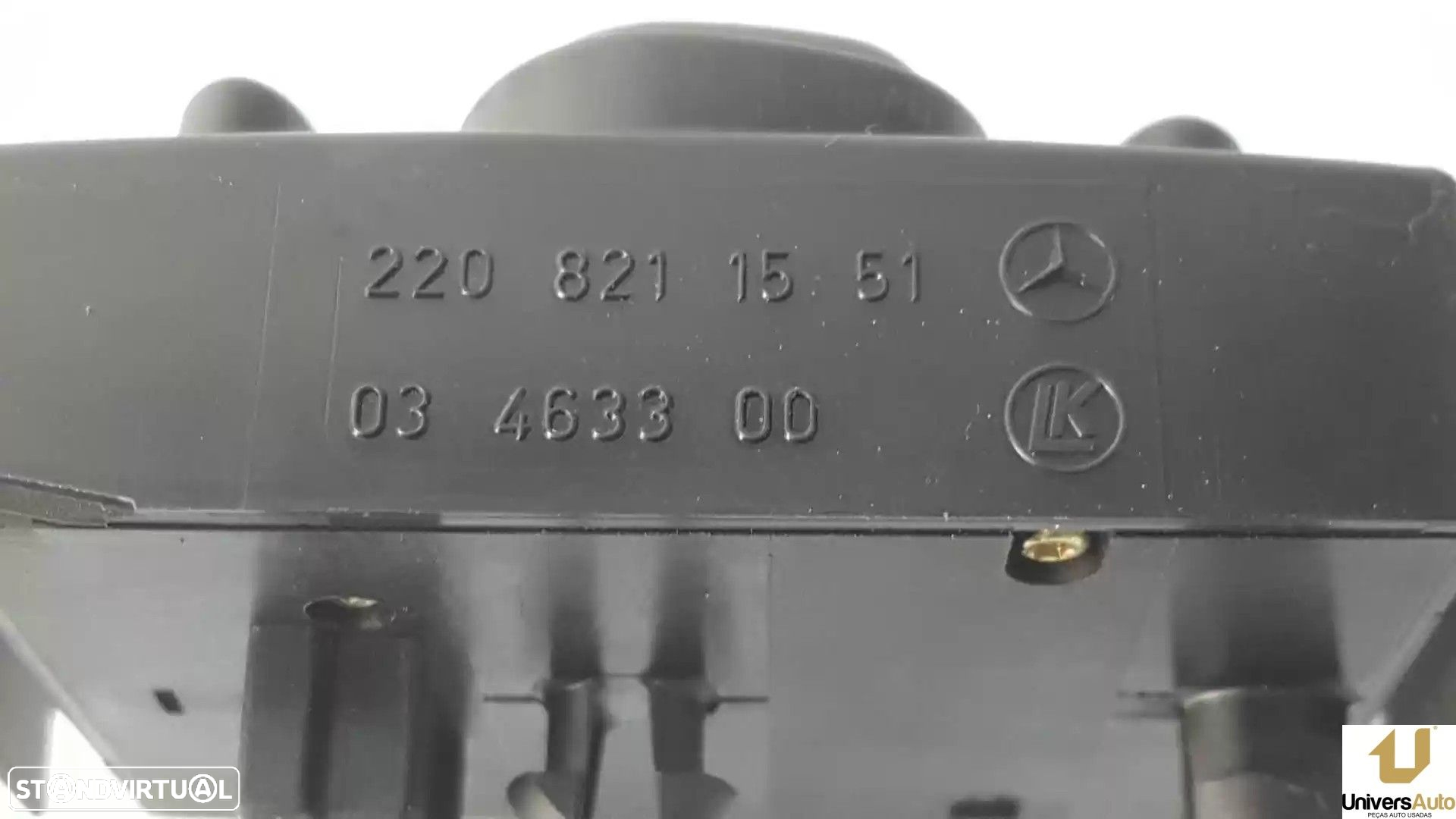 COMANDO ESPELHO RETROVISOR MERCEDES-BENZ CLASSE S 2002 -2208211551 - 2