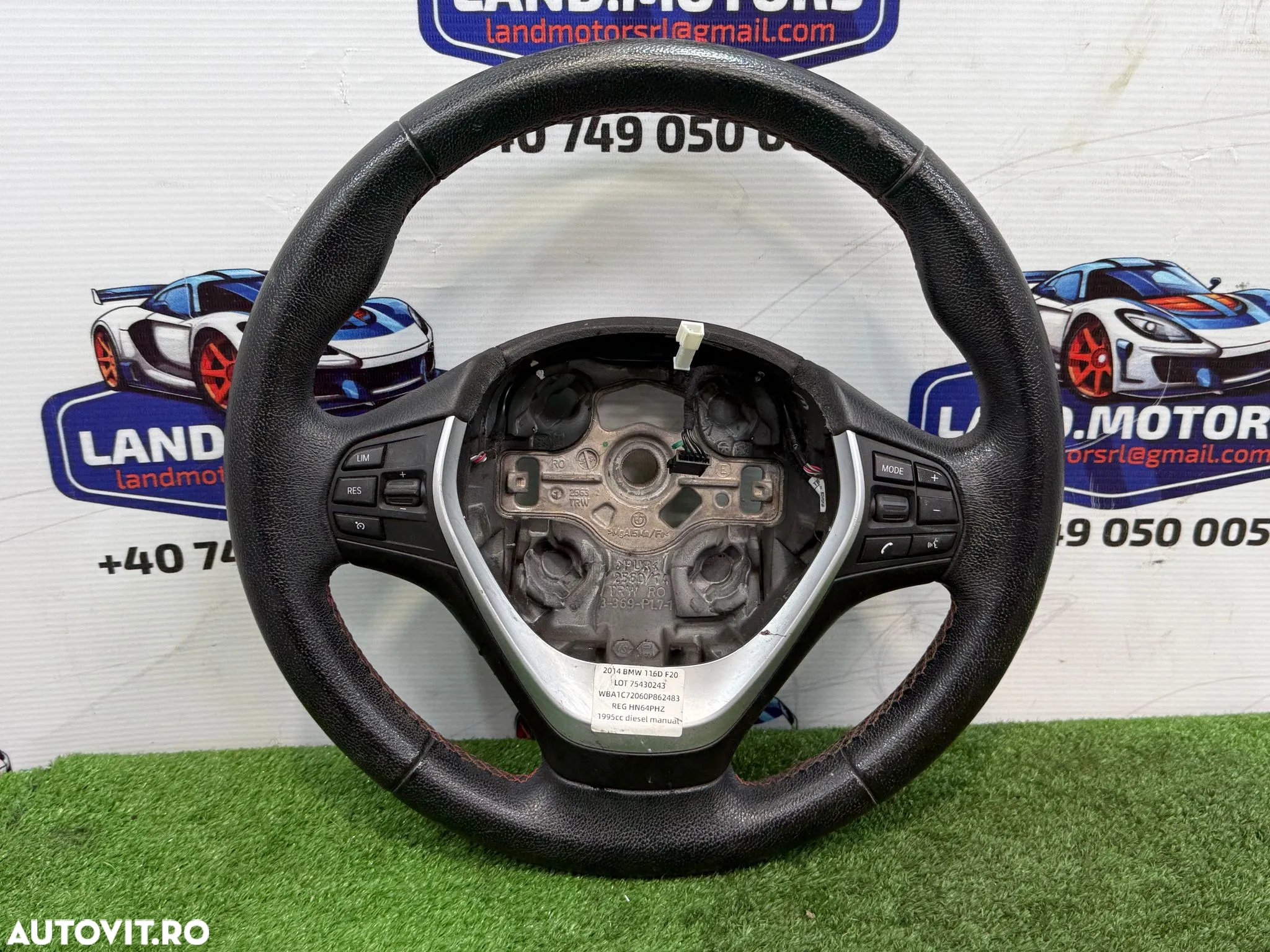VOLAN PIELE BMW F20 SERIA 1 116D LCI 2.0 DIESEL 1.6 BENZINA 2014 COD OEM 32302230190 2011-2019 - 2