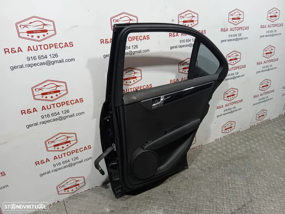 Porta Trás Traseira Direita Mercedes Class C W204 Sedan Carro Original - 7