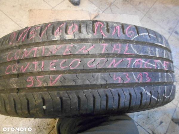 Opona pojedyńcza 215/60r16 continental conti eco contact 5 7,2mm lato