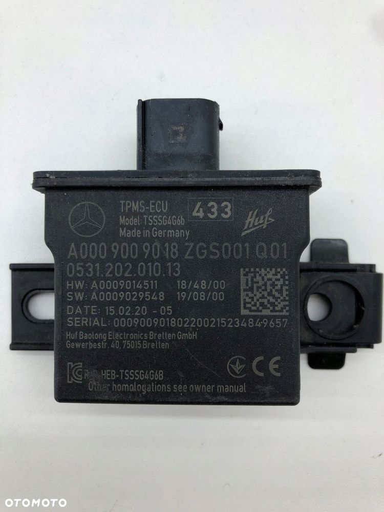 MERCEDES W177 CZUJNIK CIŚNIENIA OPON TPMS A0009009018 - 1