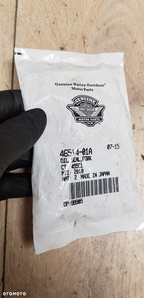Uszczelniacze olejowe przedniego zawieszenia Harley Davidson 46514-01A - 4