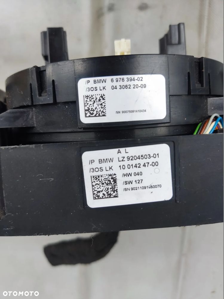 BMW 5 E60 E61 LIFT PRZEŁĄCZNIK ZESPOLONY TAŚMA CZUJNIK KĄTA SKRĘTU MANETKI 9204503 6976394 6924106 6951349 6951352 - 2