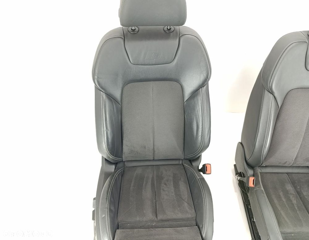 FOTELE KANAPA KOMPLET AUDI A7 C8 4K S-LINE SKÓRA-ALCANTARA - 2