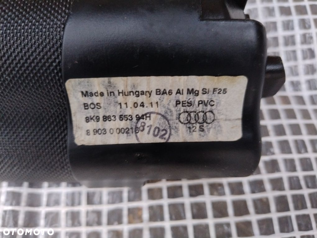 Roleta bagażnika siatka komplet czarna Audi a4 B8 07-15R wysyłka - 6
