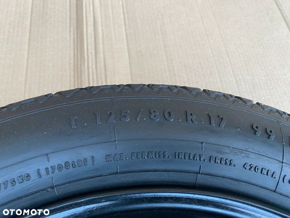 ORGINAŁ Koło dojazdowe 17 ALFA  ROMEO GIULIETTA 10-20 + zestaw szybka wysyłka - 5