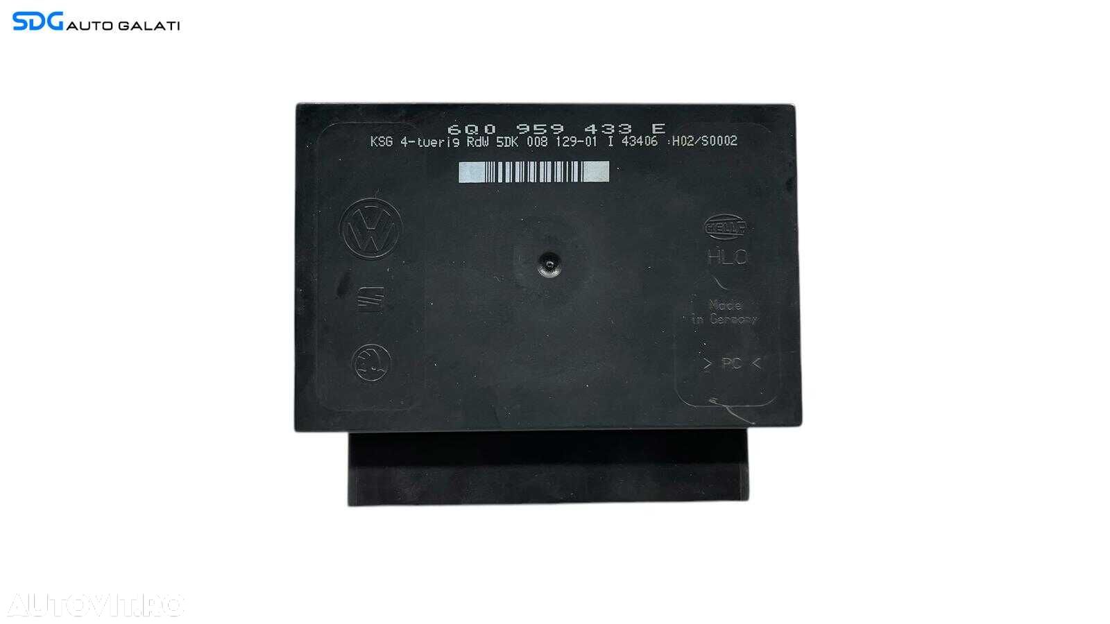 Unitatate Modul Calculator Control Confort Volkswagen Polo 9N 2002 - 2008 Cod 6Q0959433E [L5815 ] - 1