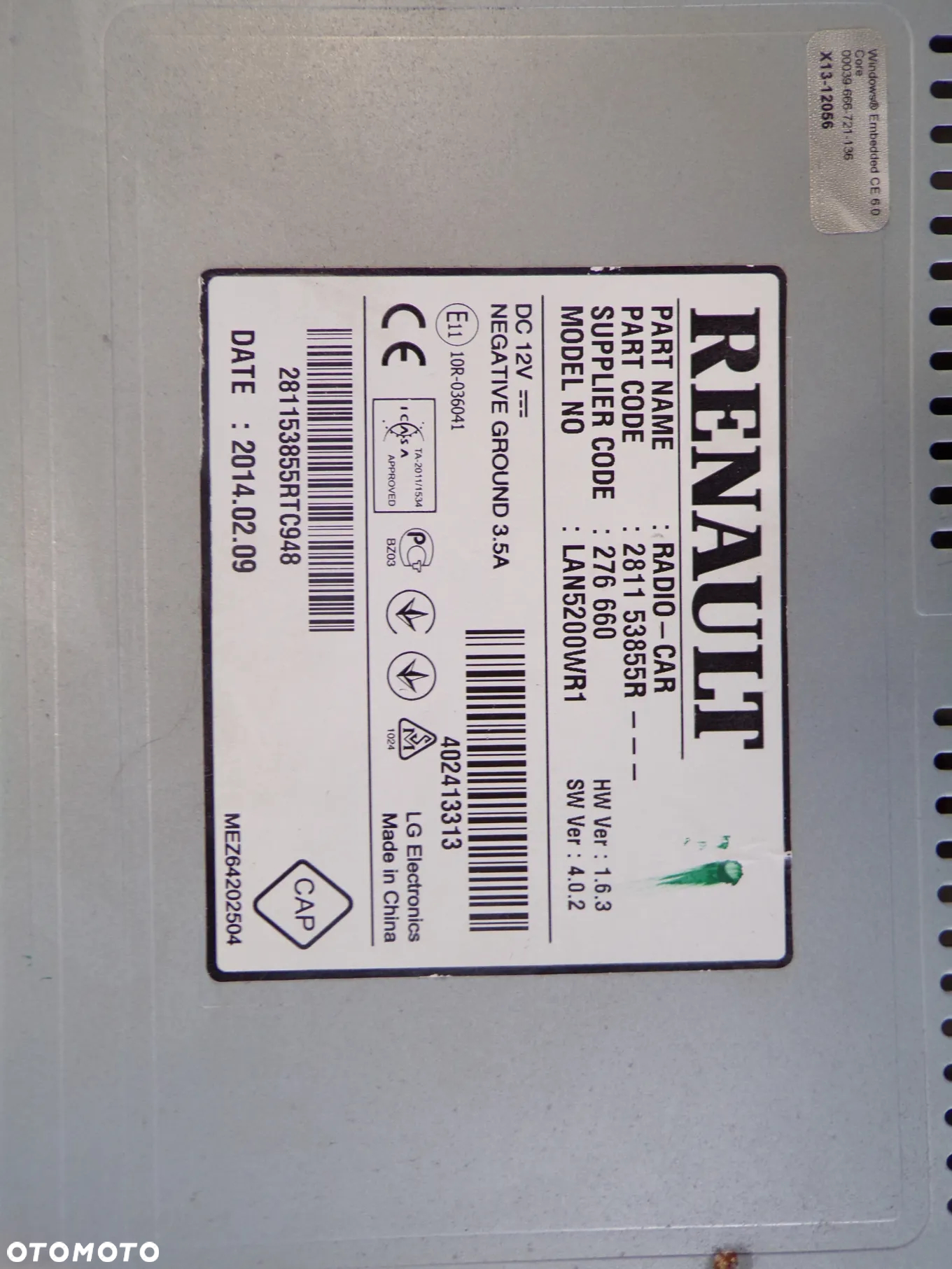 RADIO NAWIGACJA DACIA DUSTER I SANDERO II LODGY 281153855R - 4