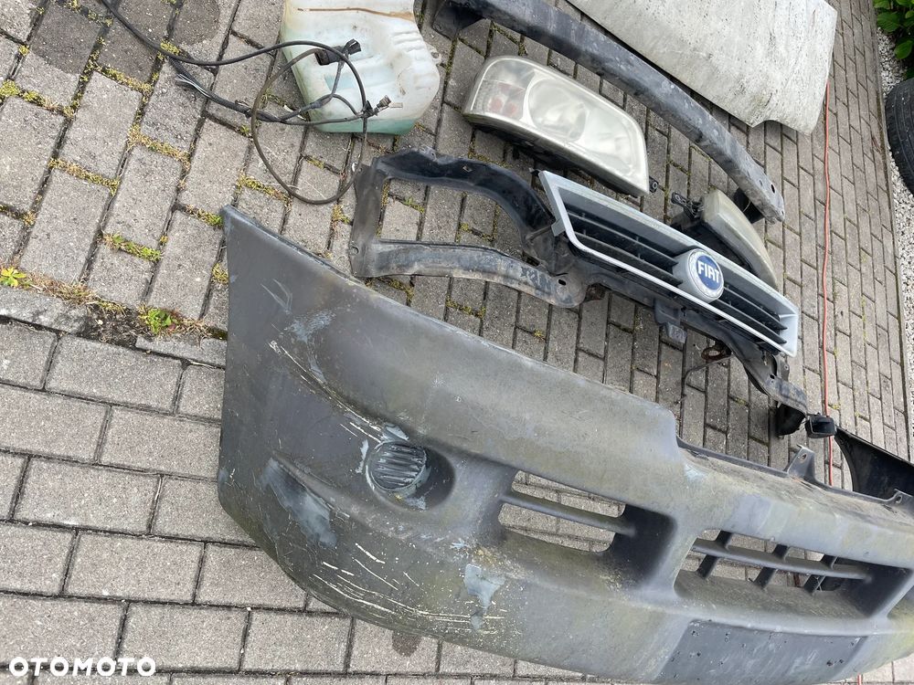 Fiat DUCATO II BOXER 02- BŁOTNIK PRAWY LEWY PRZÓD lampa maska zderzak pas przedni chłodnice belka BIAŁY - 3