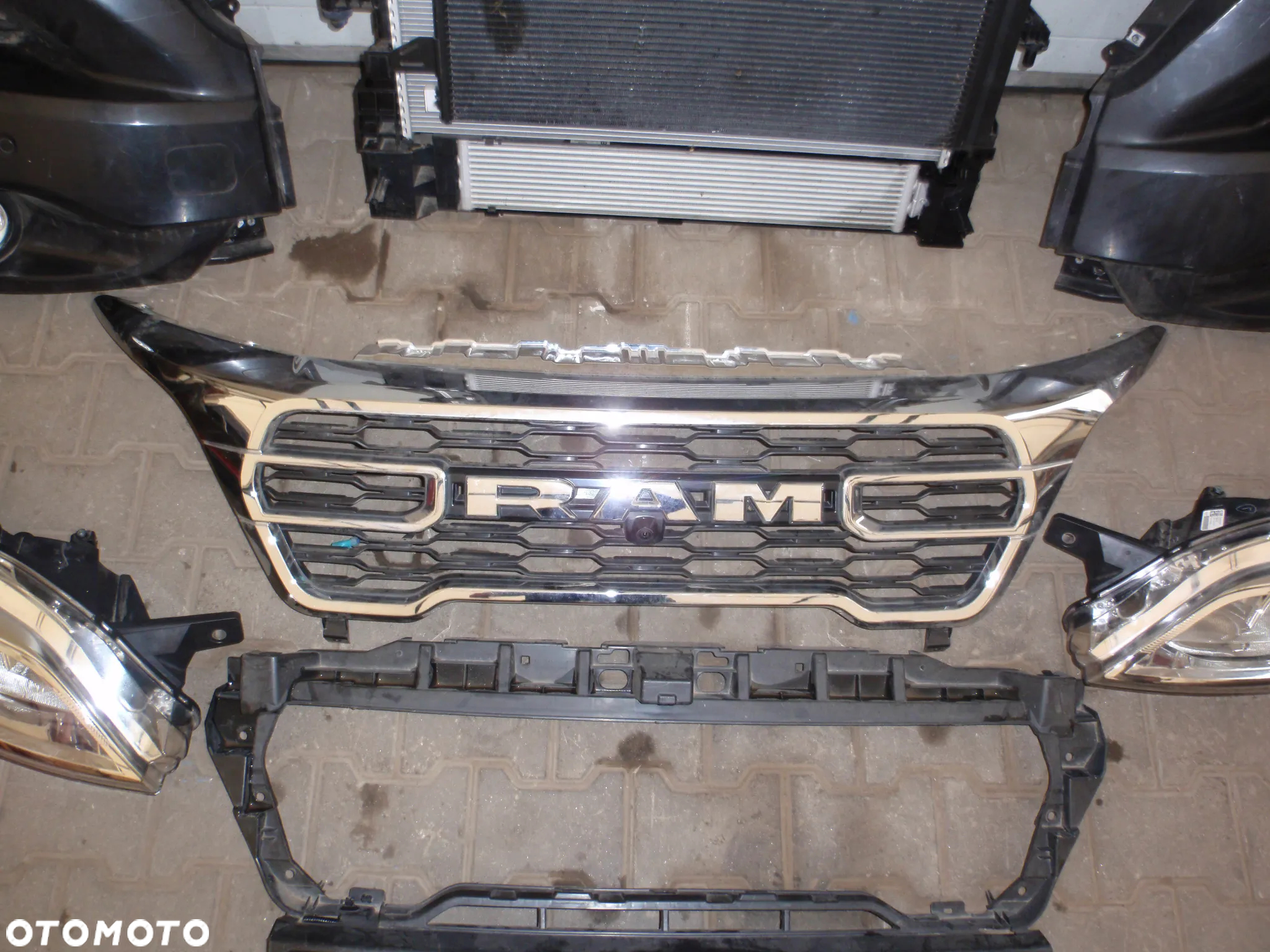 PRZÓD KOMPLETNY DODGE RAM PROMASTER 15- maska lampy błotnik - 2