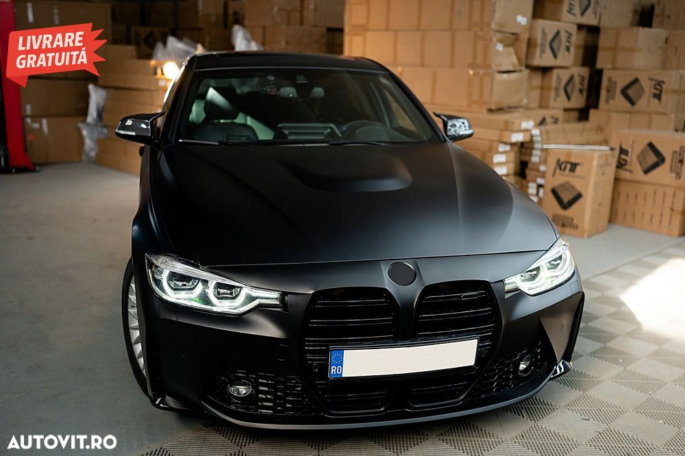 Capace oglinzi si Eleron Portbagaj BMW Seria 3 F30 (2011-2018) M4 Design Real Carb- livrare gratuita - 13