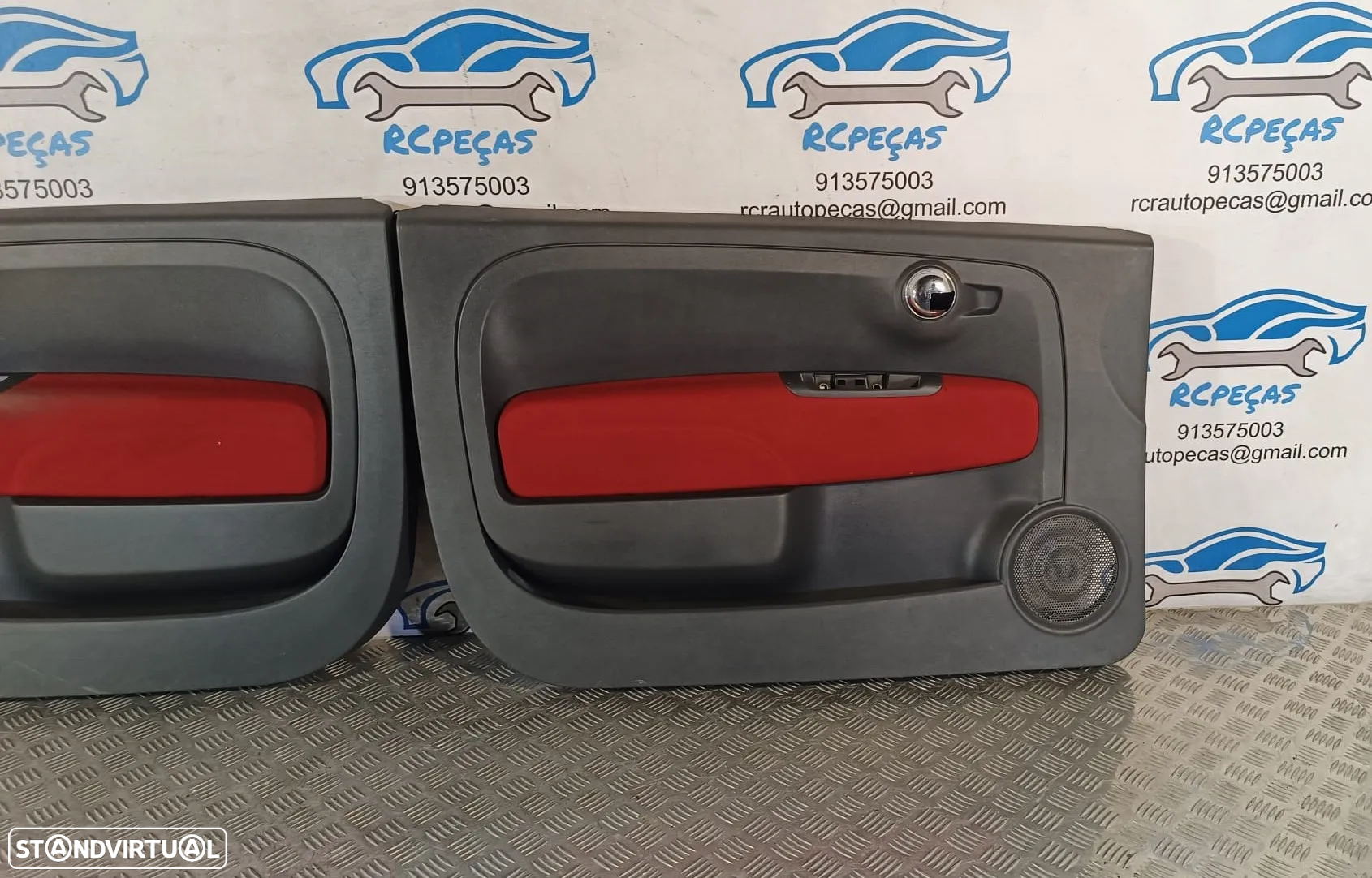 BANCOS FIAT 500 312 TECIDO QUARTELAS - 18
