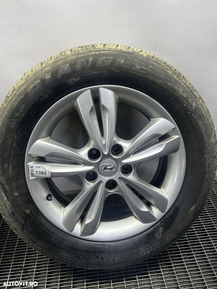 Jante aliaj Hyundai IX35 2010 - 2016 (1385) R17 CU CAUCIUCURI DOT 2022 IN STARE FOARTE ... - 5