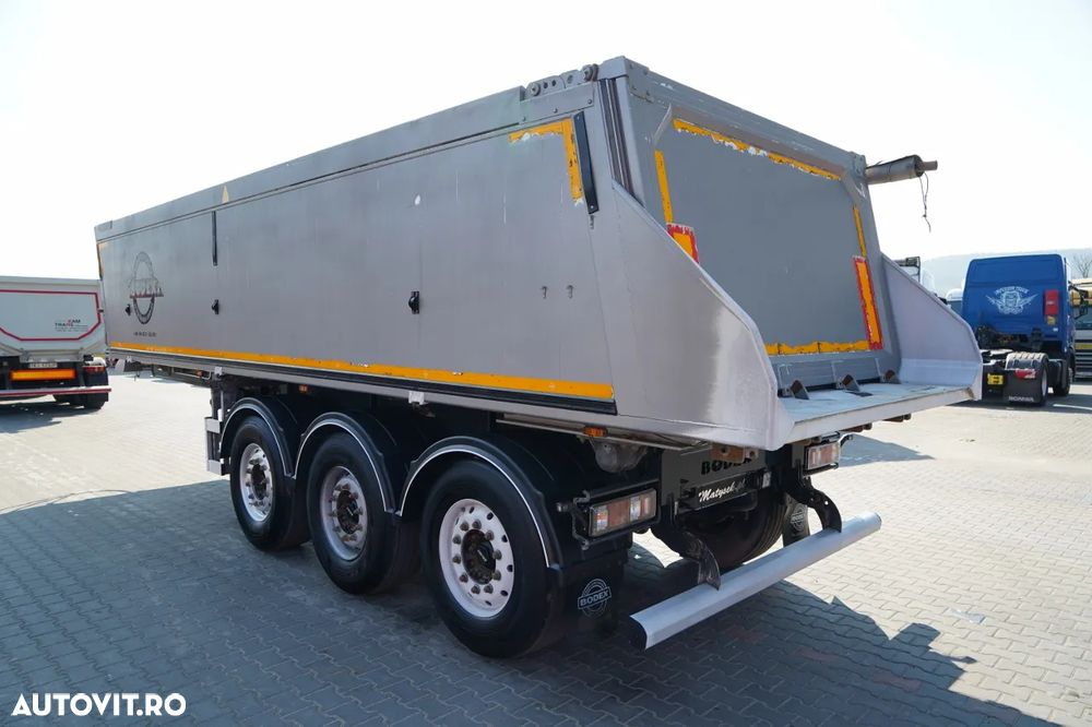 Bodex BASCULĂ BODEX 25 m3 / ALUMINIU / 2X AXE RIDICATIVE / 5.300 KG / JANTE DIN ALIAJ / - 5