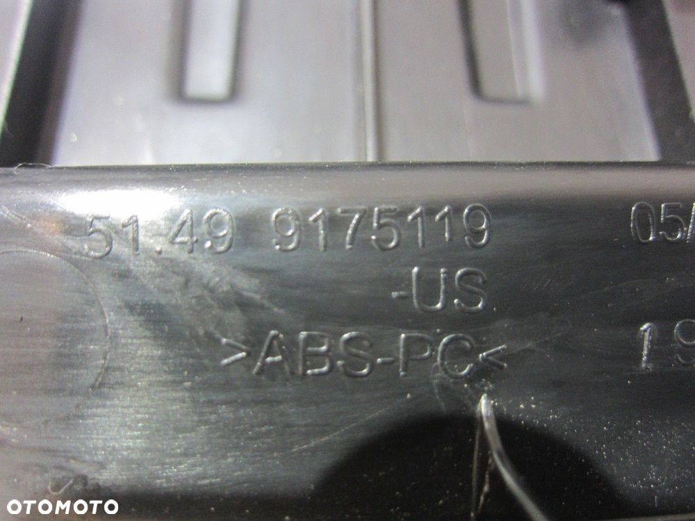 BMW X3 F25 OSŁONA PASA TYLNEGO KRAWĘDZI ŁADUNKOWEJ 9175119 51477222216 - 9