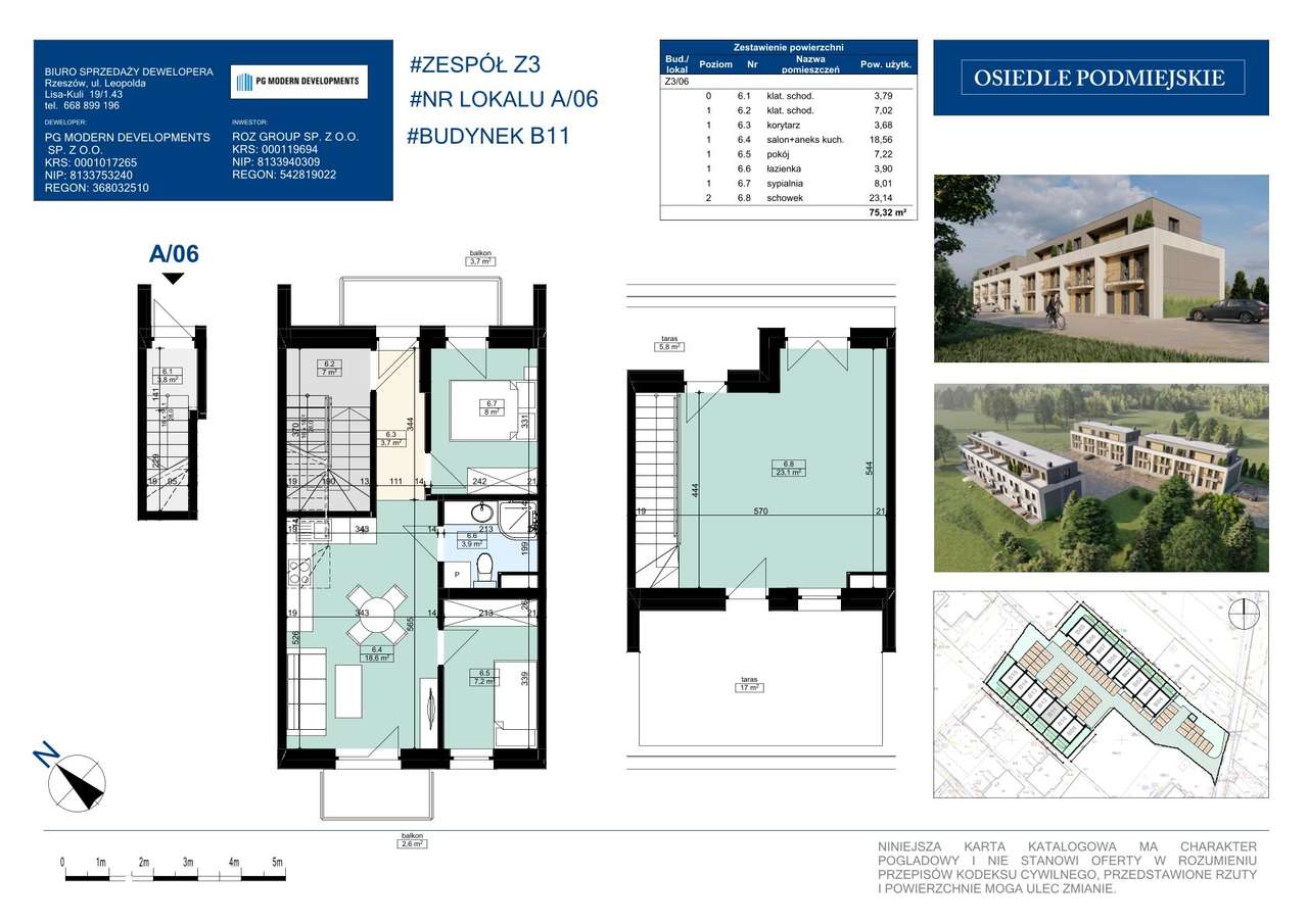 Mieszkanie na sprzedaż, 4 pokoje, 75 m², Rzeszów