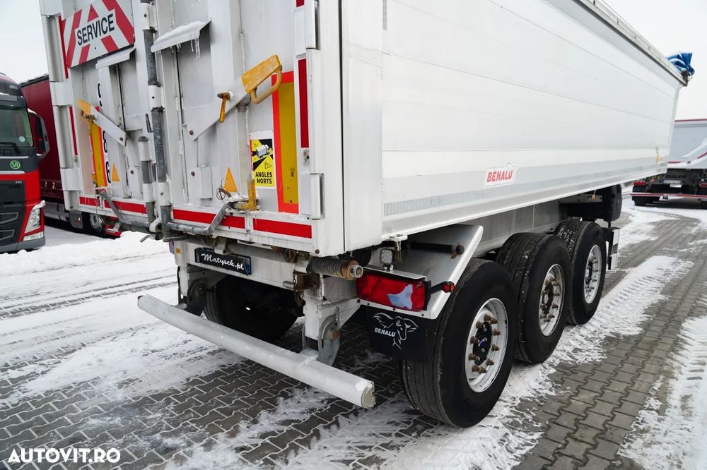 Benalu BASCULĂ BENALU / 27 m³ / ALUMINIU / AXĂ RIDICATĂ / GREUTATE: 5.100 KG / PERDĂ ELECTRICĂ - 13