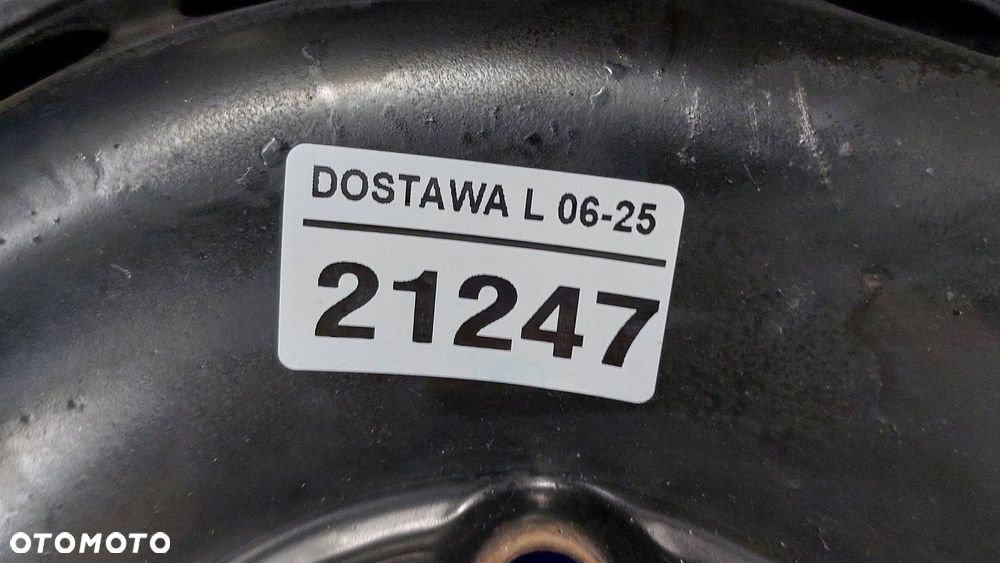 felga stalowa koło zapasowe vw passat b5 15'' 5x112 et37 6j 3b0601027d - 11