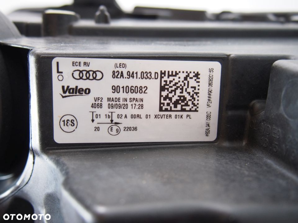 Image Audi A1 Světlomet levý Světlo levé 18r fullled a 1 - 82A941033D
