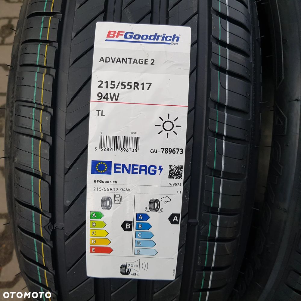 4x 215/55R17 Bf Goodrich Advantage 2 Komplet opon letnich - 2