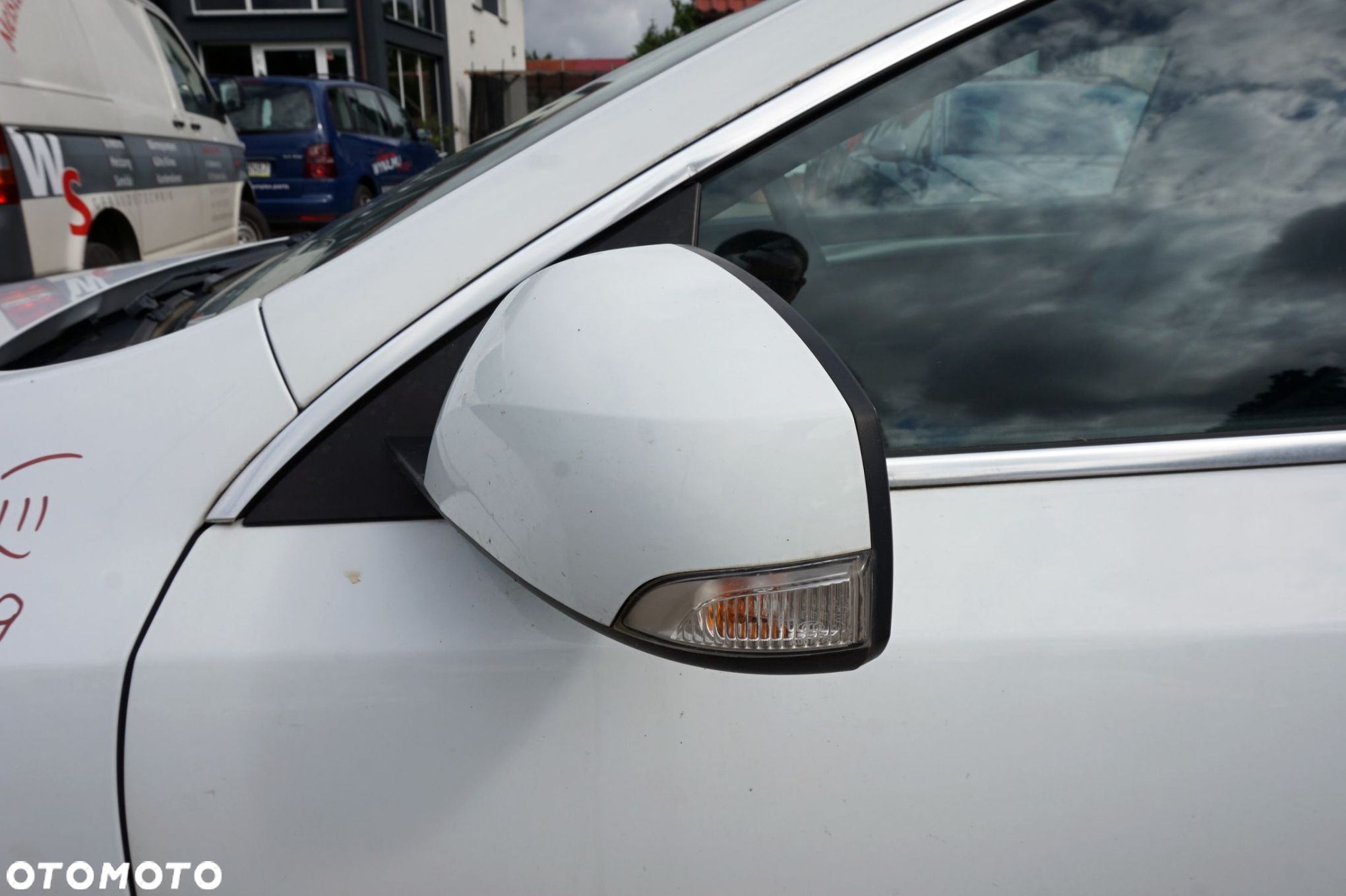 LUSTERKO ELEKTRYCZNE LEWE LAGUNA III PH1 OV369 SKŁADANE EL UK BIAŁY RENAULT 2007-2012 - 2