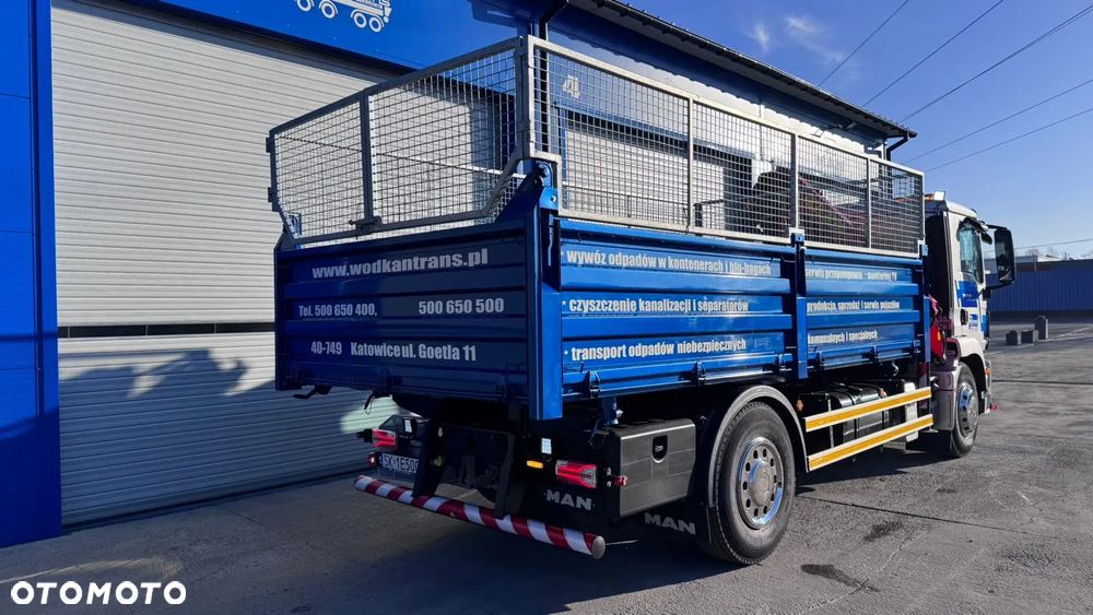 MAN TGM 18.290 wywrotka PALFINGER PK 12.501 SLD sterowanie radiowe 1t/10m - 9