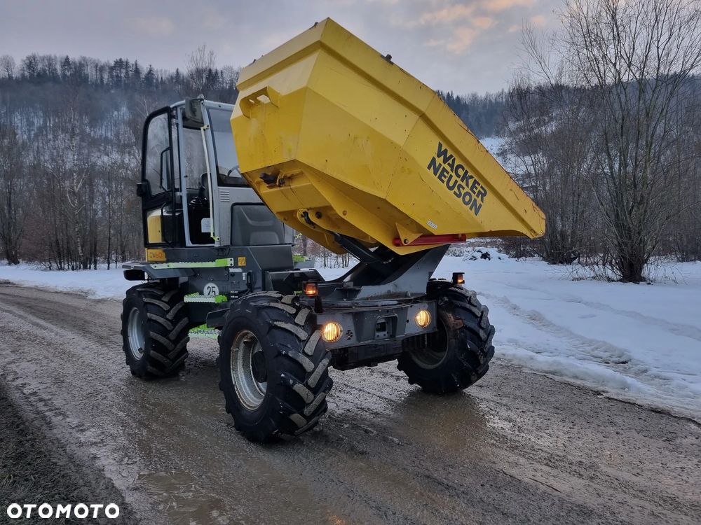 Wacker Neuson DW60 Wozidło 4x4 6 ton OBROTOWA koleba 1500mtg 2018 rok jak nowe z salonu PERKINS turbo silnik. Z Norwegii. Pełne sterowanie dżojstik REWERS HYDROSTATIC Ogrzewana Kabina Opony zero zużycia. Aktualna DEKRA. Kamera tył i Przód! Zero luzów i wycieków. Paka jak Nowa bez rys! - 9