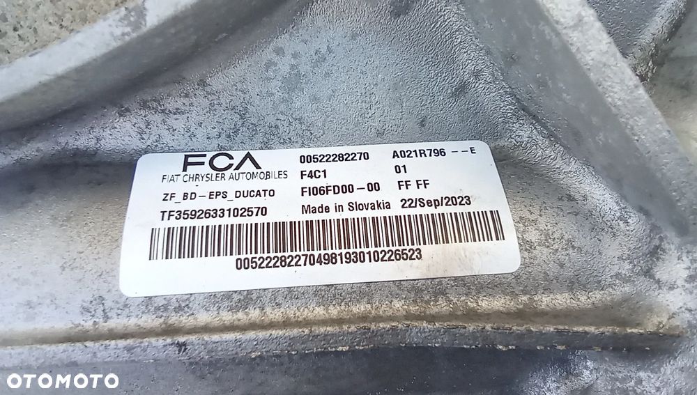 FIATDUCATO 0522282270 PRZEKŁADNIA KIEROWNICZA MAGLOWNICA  sprawdzona GWARANCJA - 12