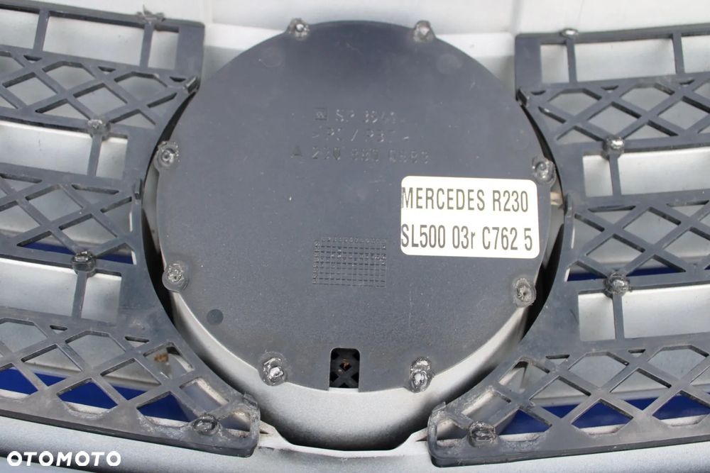 Oryginalny grill atrapa chłodnicy stan BDB OE Mercedes SL R230 W230 A2308800583 01-06r - 24